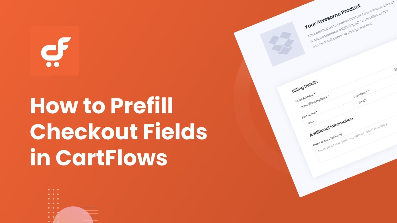 How to Prefill Checkout Fields in CartFlows