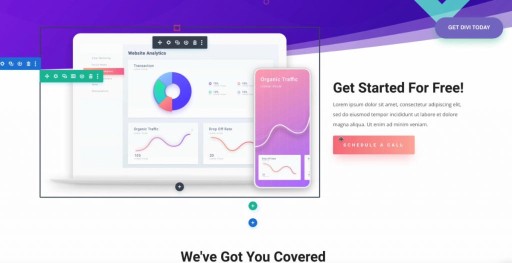 Divi screenshot