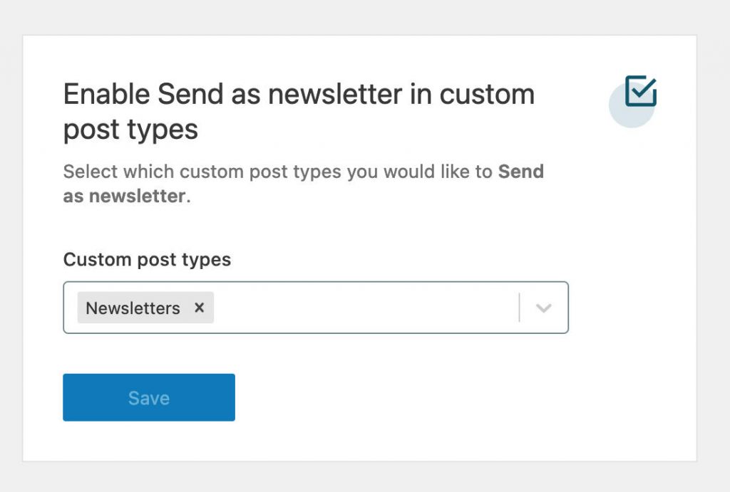 Selecting a custom post type