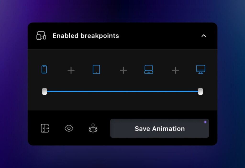 Motion.page enabled breakpoints