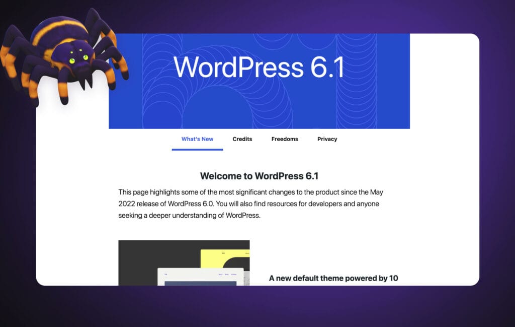 WordPress 6.1 Halloween