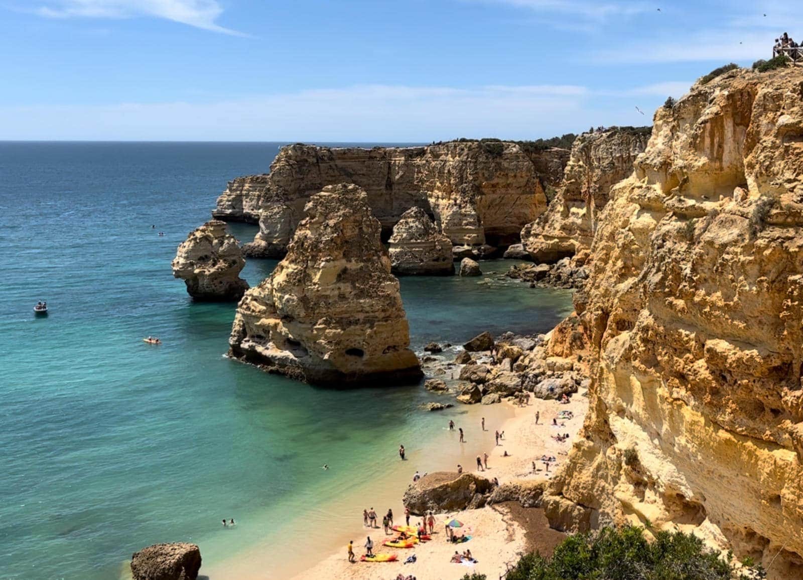 A beach in the Algarve