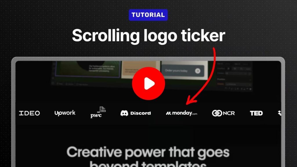 How to create an infinite scrolling logo carousel